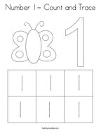 Number coloring pages