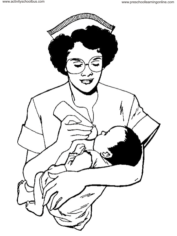 Special needs coloring pages medical sheets