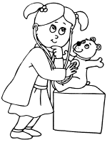 Nurse coloring pages and printable activities