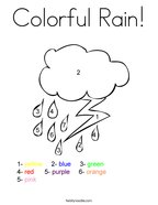 Weather coloring pages