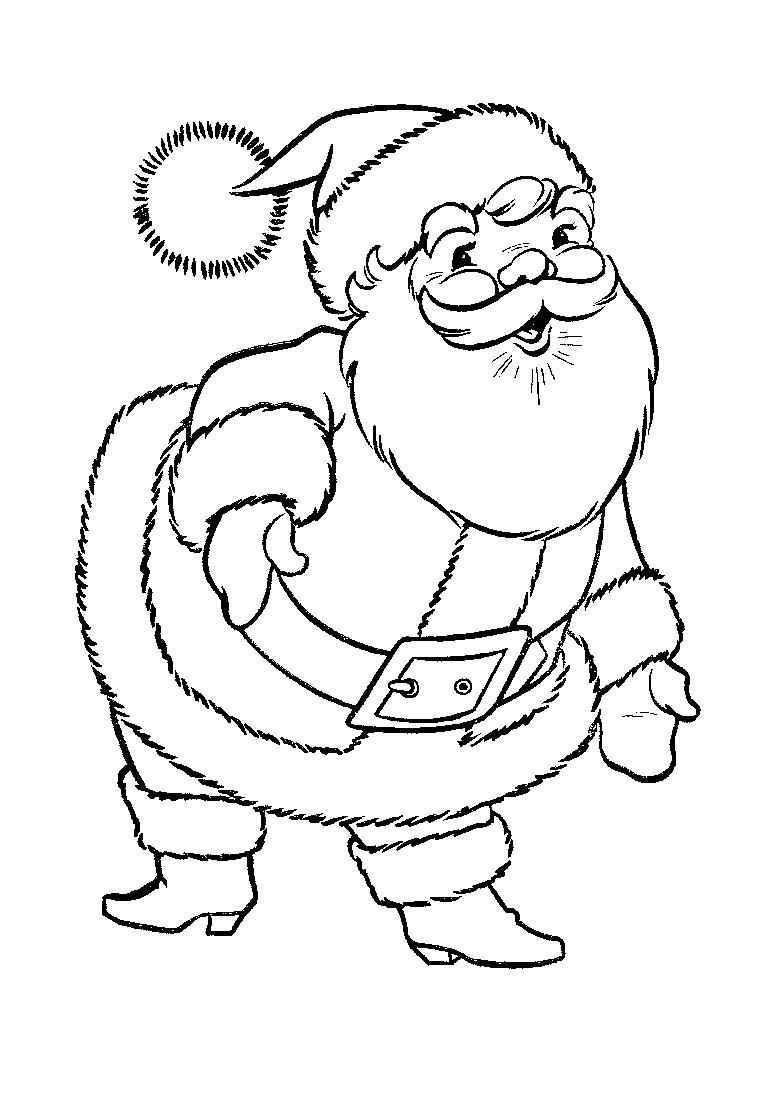 Chiristmassantaclacoloringpagesforfree crafts and worksheets for preschooltoddler and kindergarten