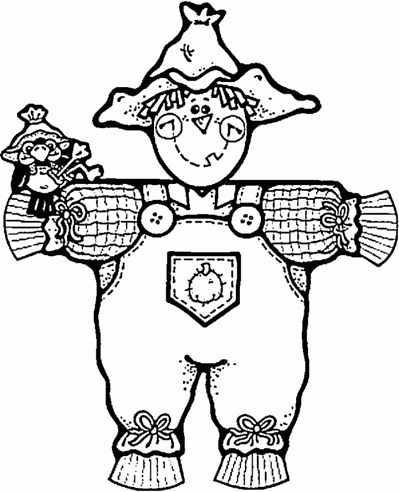 Get this preschool scarecrow coloring pages to print drxj