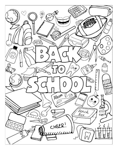 Preschool coloring pages