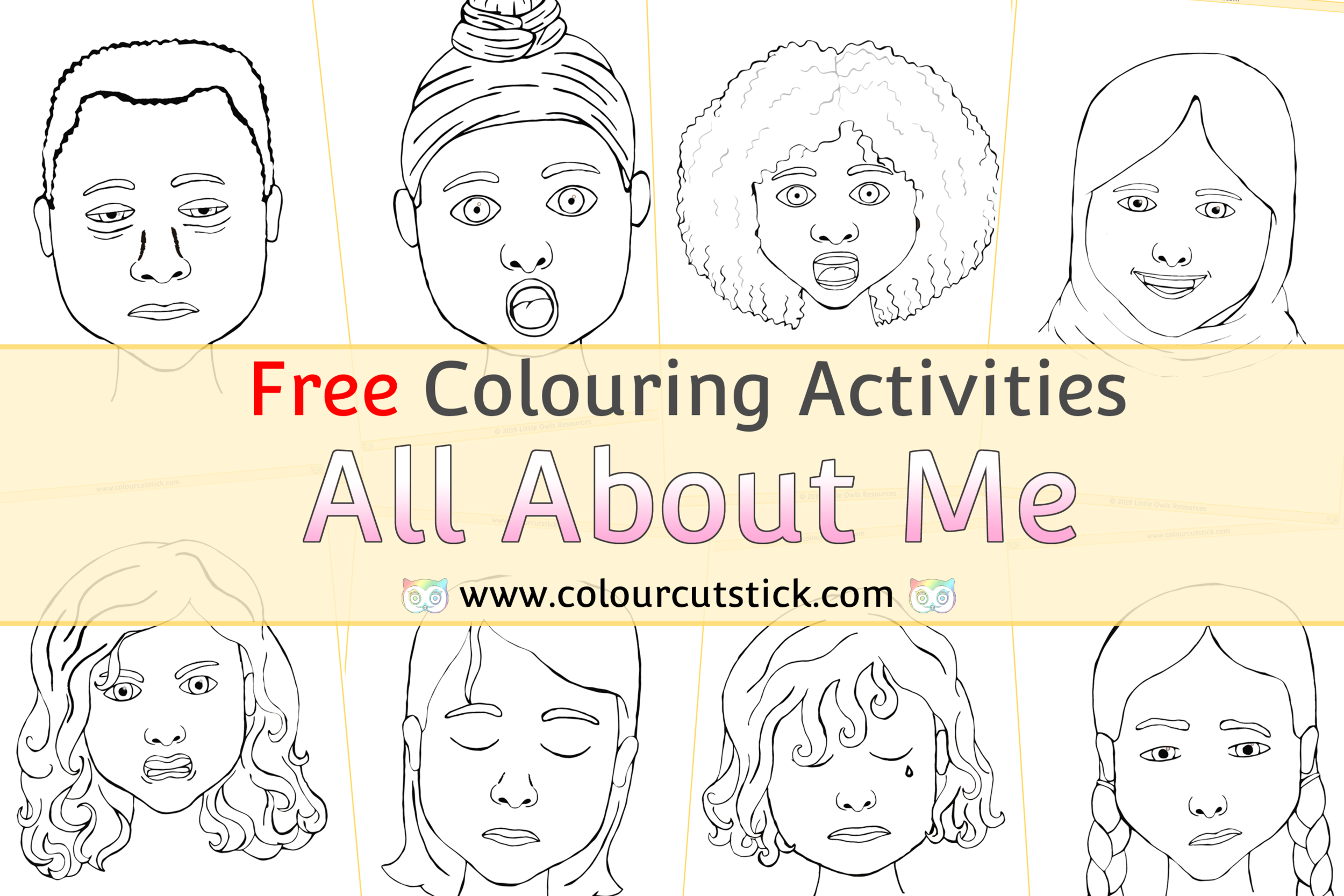 Free all about me colouringcoloring pages