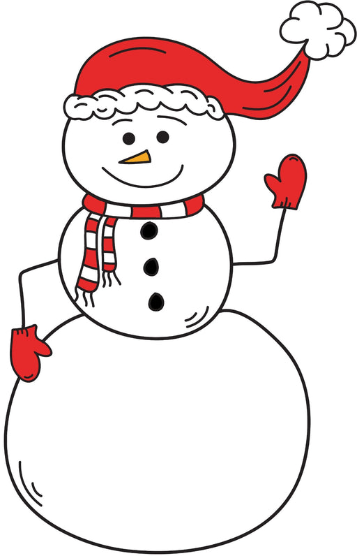 Snowman holding a candy cane christmas coloring page printable digital â dog and mouse pany