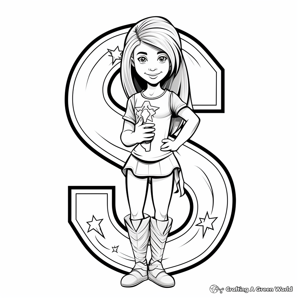 Letter s coloring pages