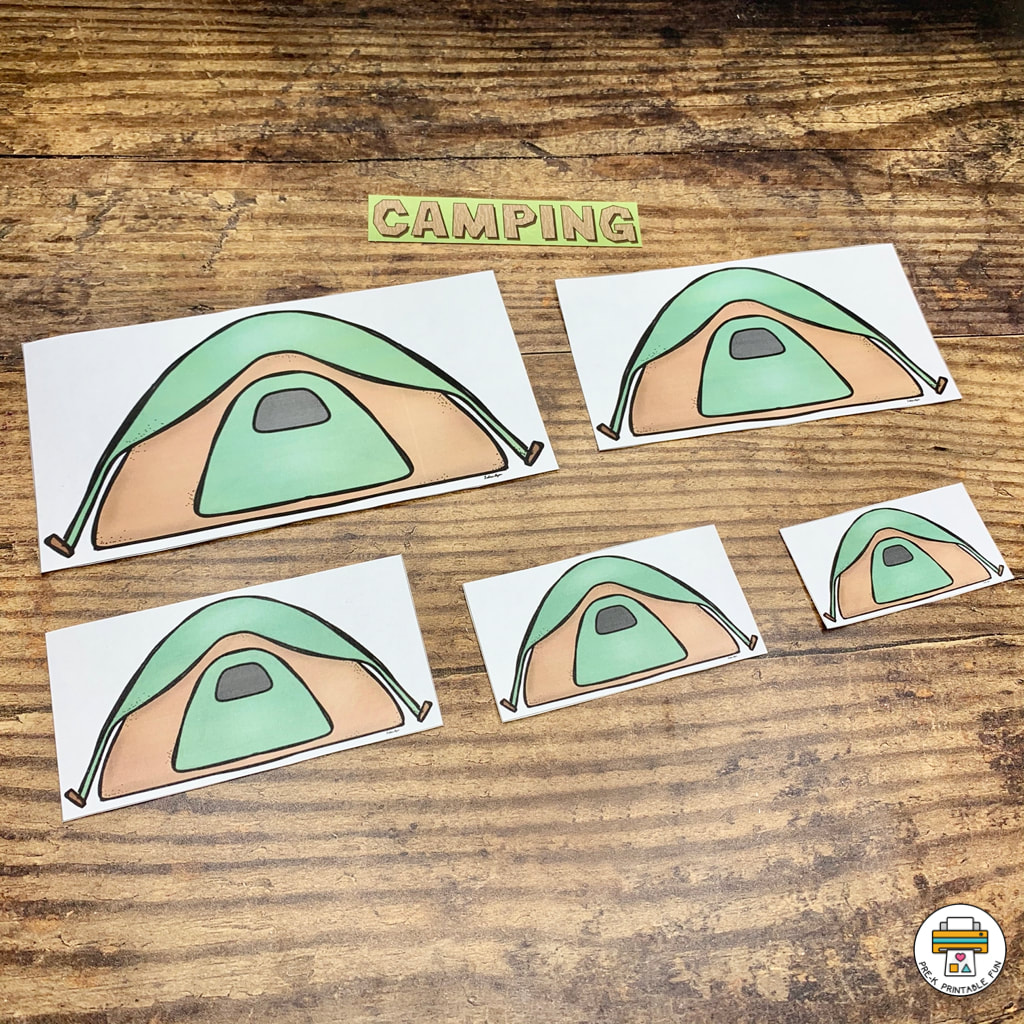 Preschool camping lesson planning ideas