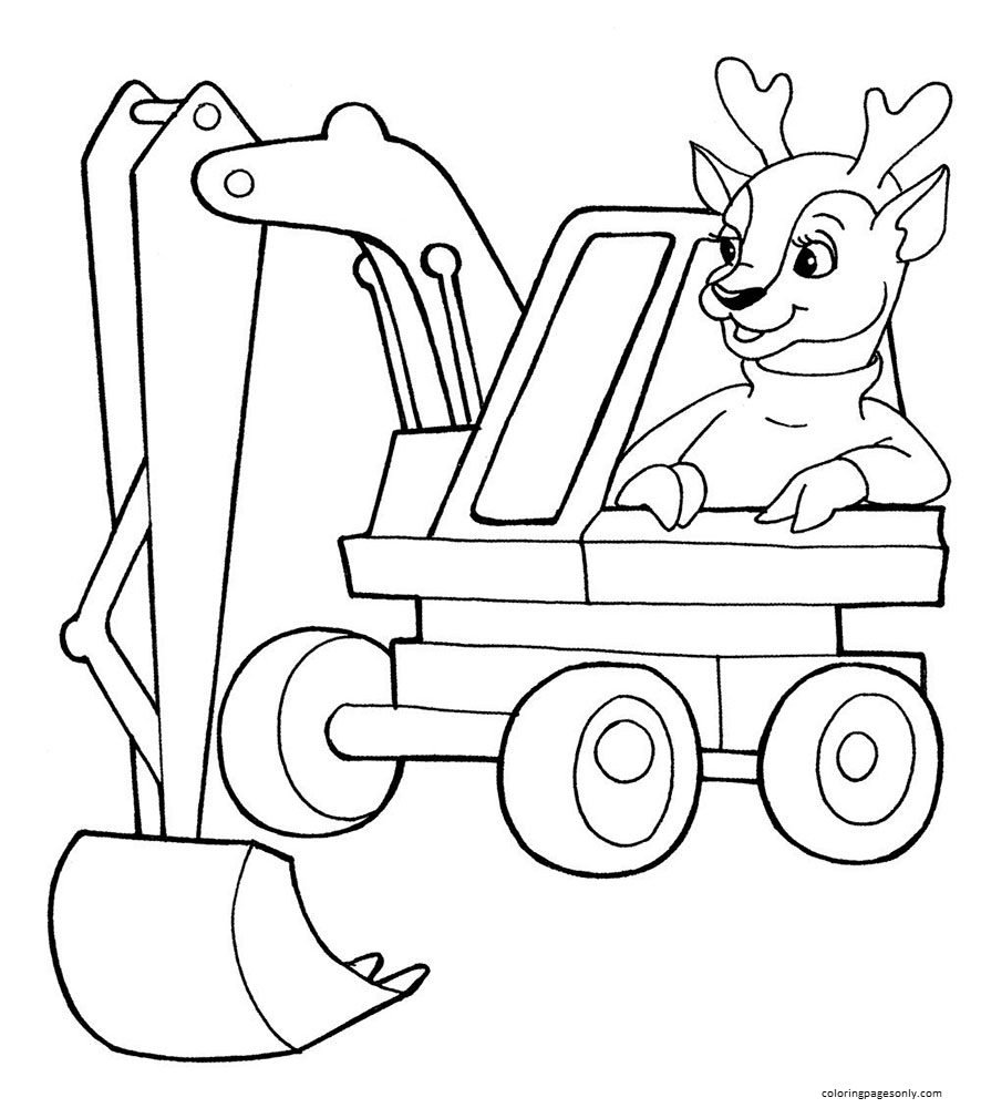 Tractor coloring pages printable for free download