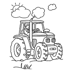 Top free printable tractor coloring pages online