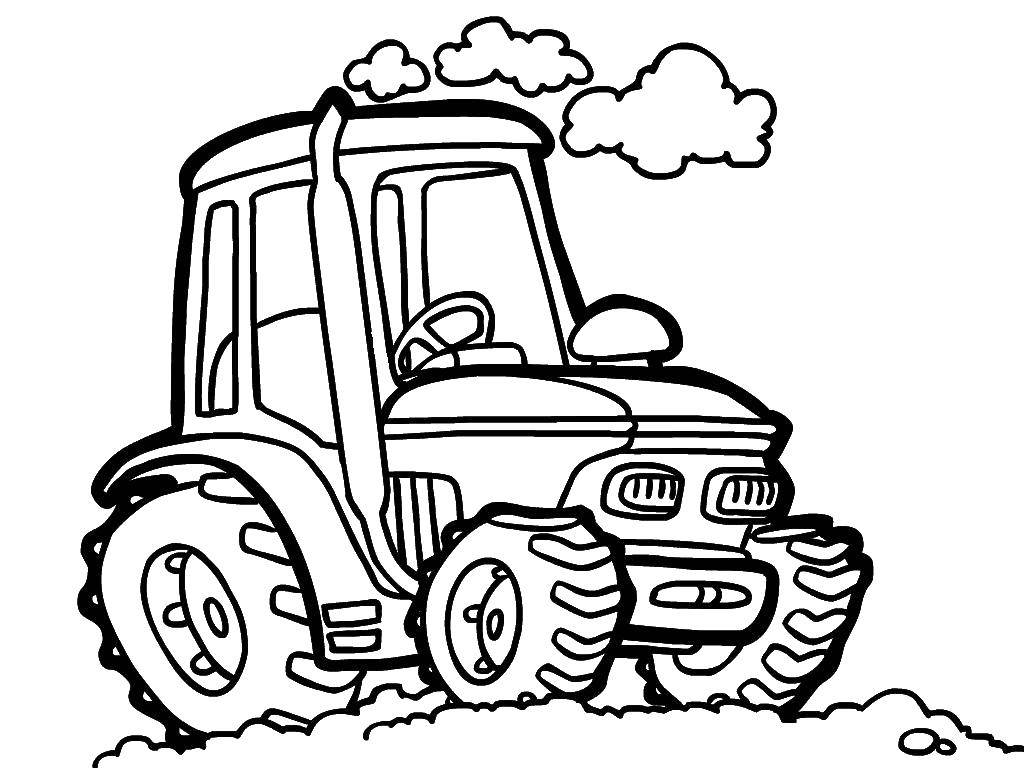 Online coloring pages coloring page tractor tractor download print coloring page