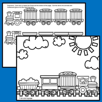Train activities for preschool by kathy babineau tpt
