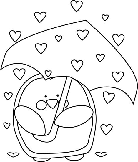 Black and white raining valentines day hearts valentine coloring pages valentines day coloring page valentine coloring