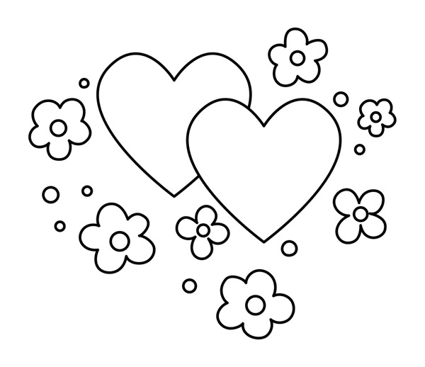 Thousand coloring page couple royalty