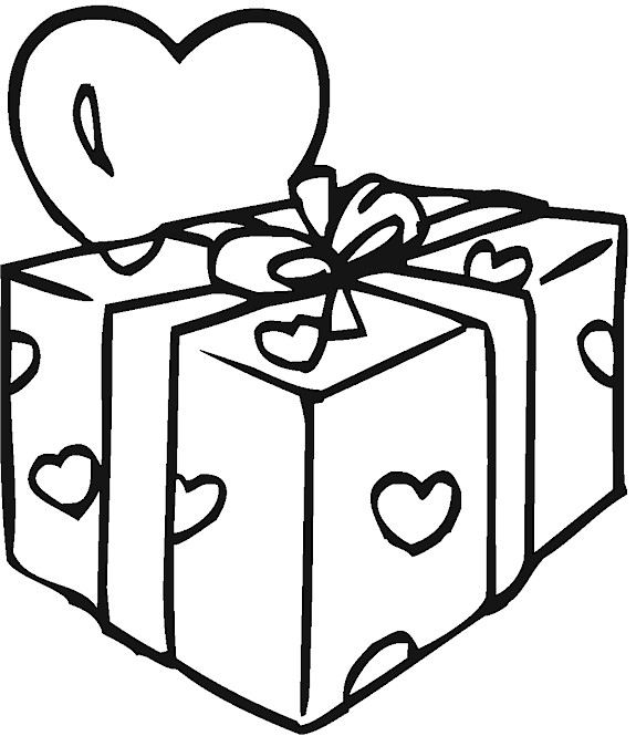 Presents coloring pages