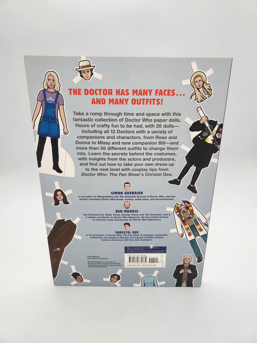Doctor who paper dolls a coloring book â toy heaven