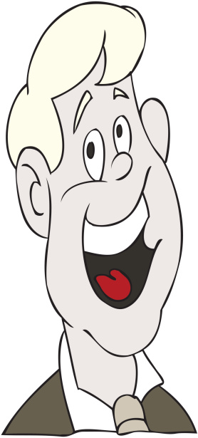 Game show host stock illustration