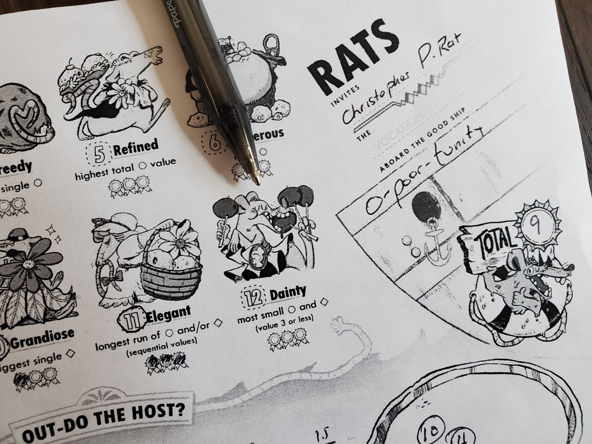 Rats high tea at sea game review â meeple mountain