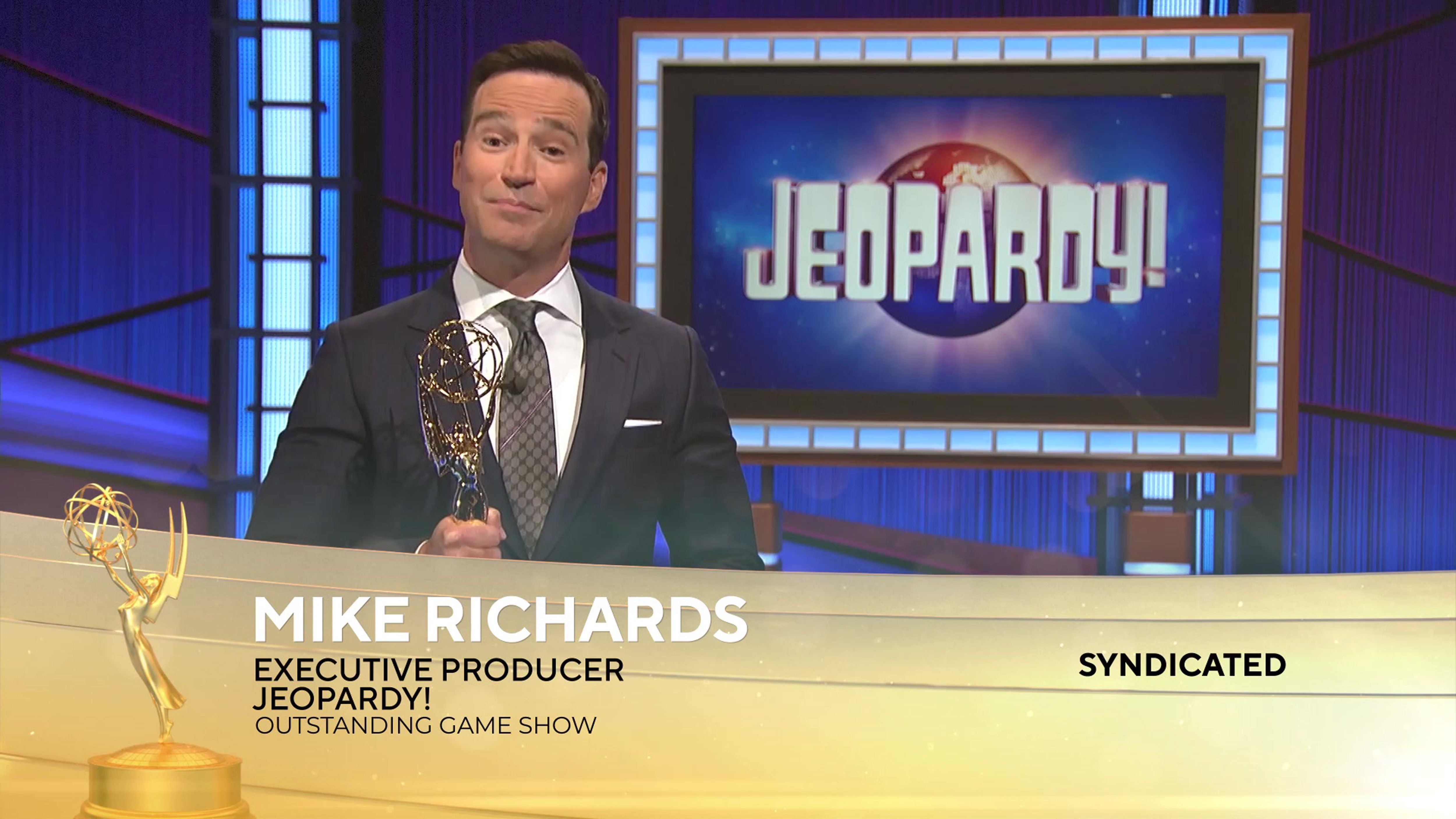 Mike richards final day as jeopardy host and what was cut from his monologue that aired