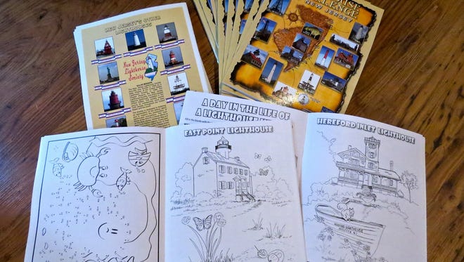 New coloring book available during lighthouse challenge