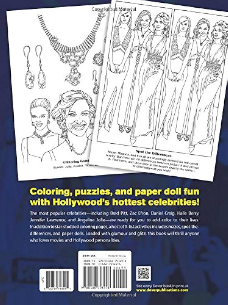 Celebrity scenes fun games with hollywood stars jones bruce books