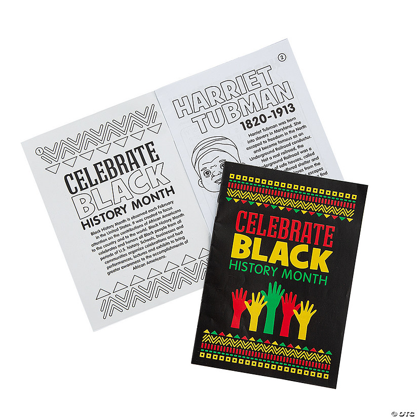 Black history month activity books
