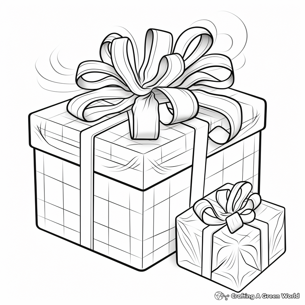 Present coloring pages
