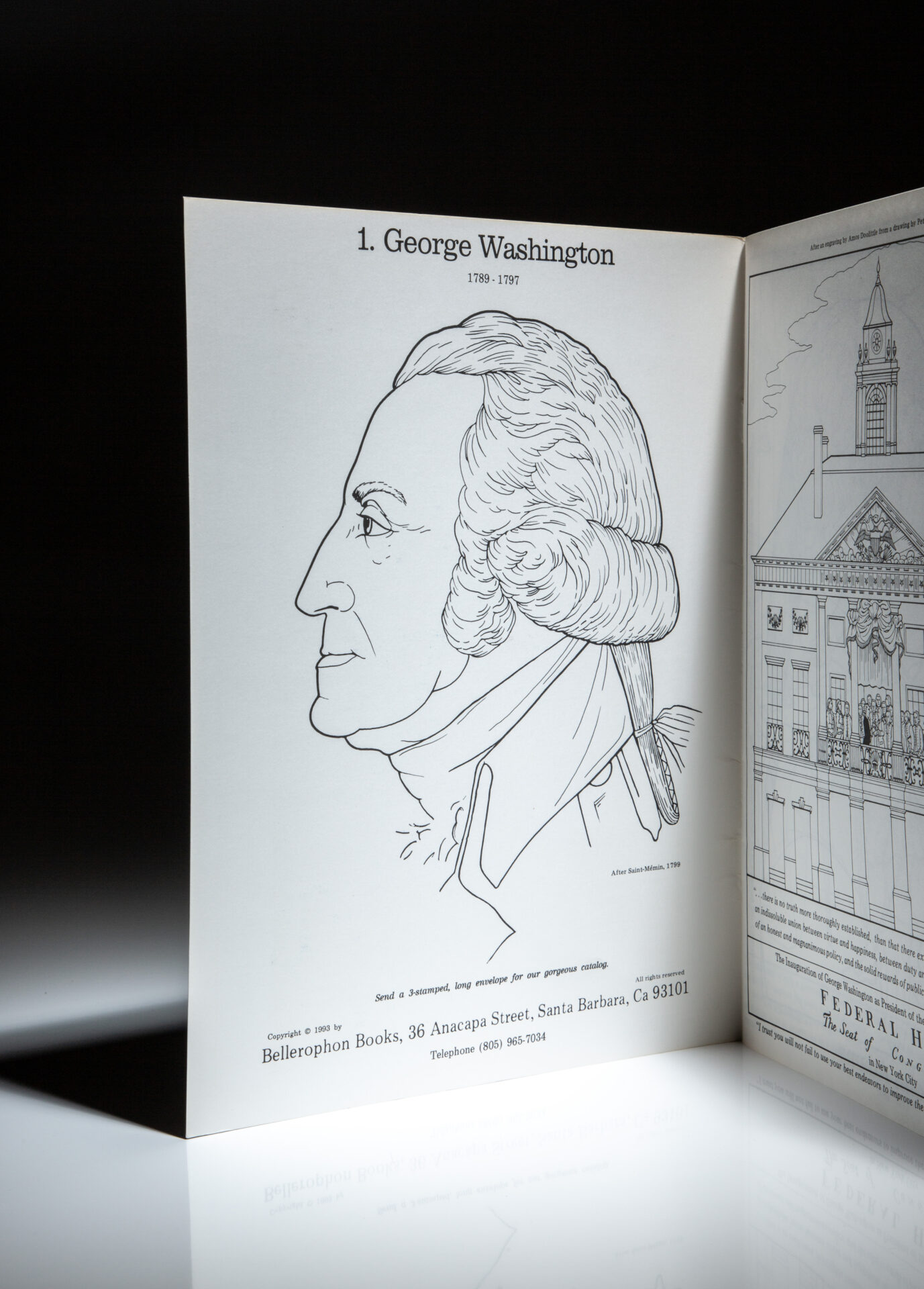 A coloring book of our presidents