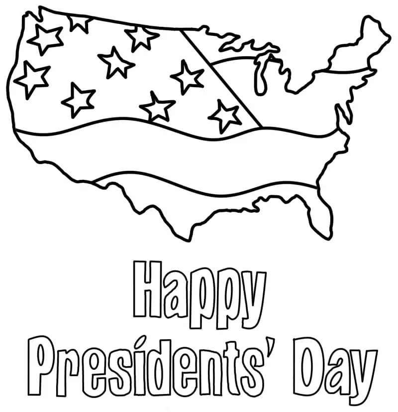 Presidents day malvorlagen