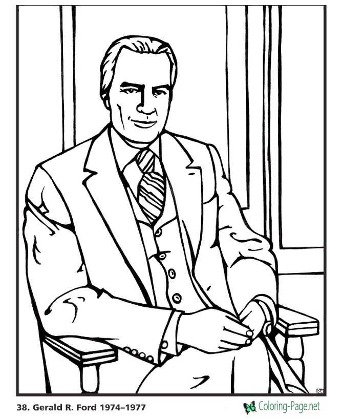 Us presidents coloring pages