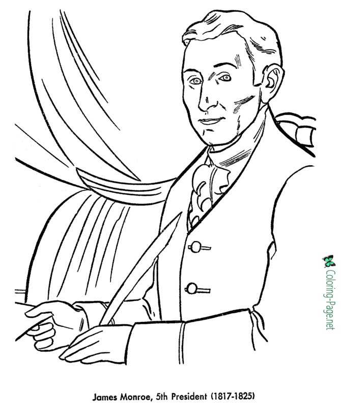 Us presidents coloring pages