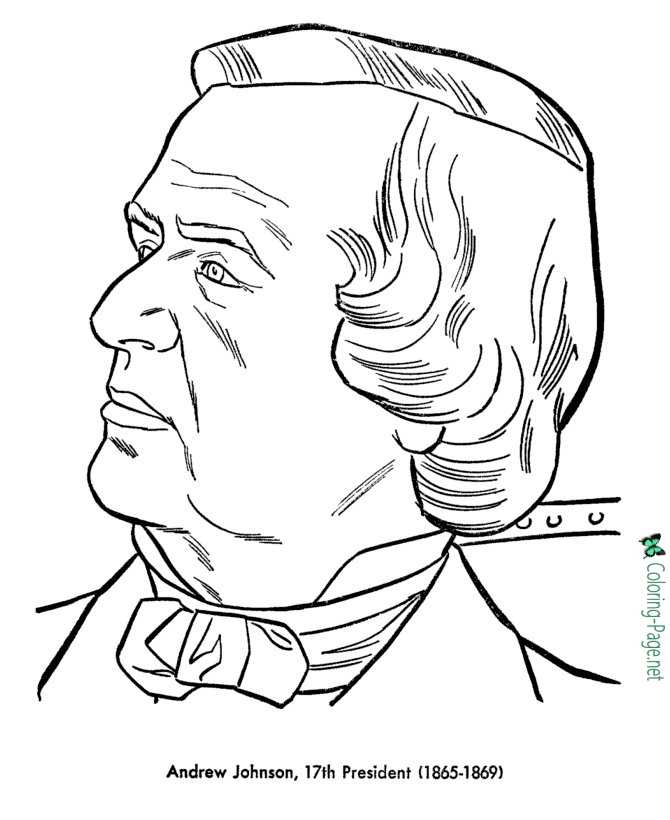 Us presidents coloring pages
