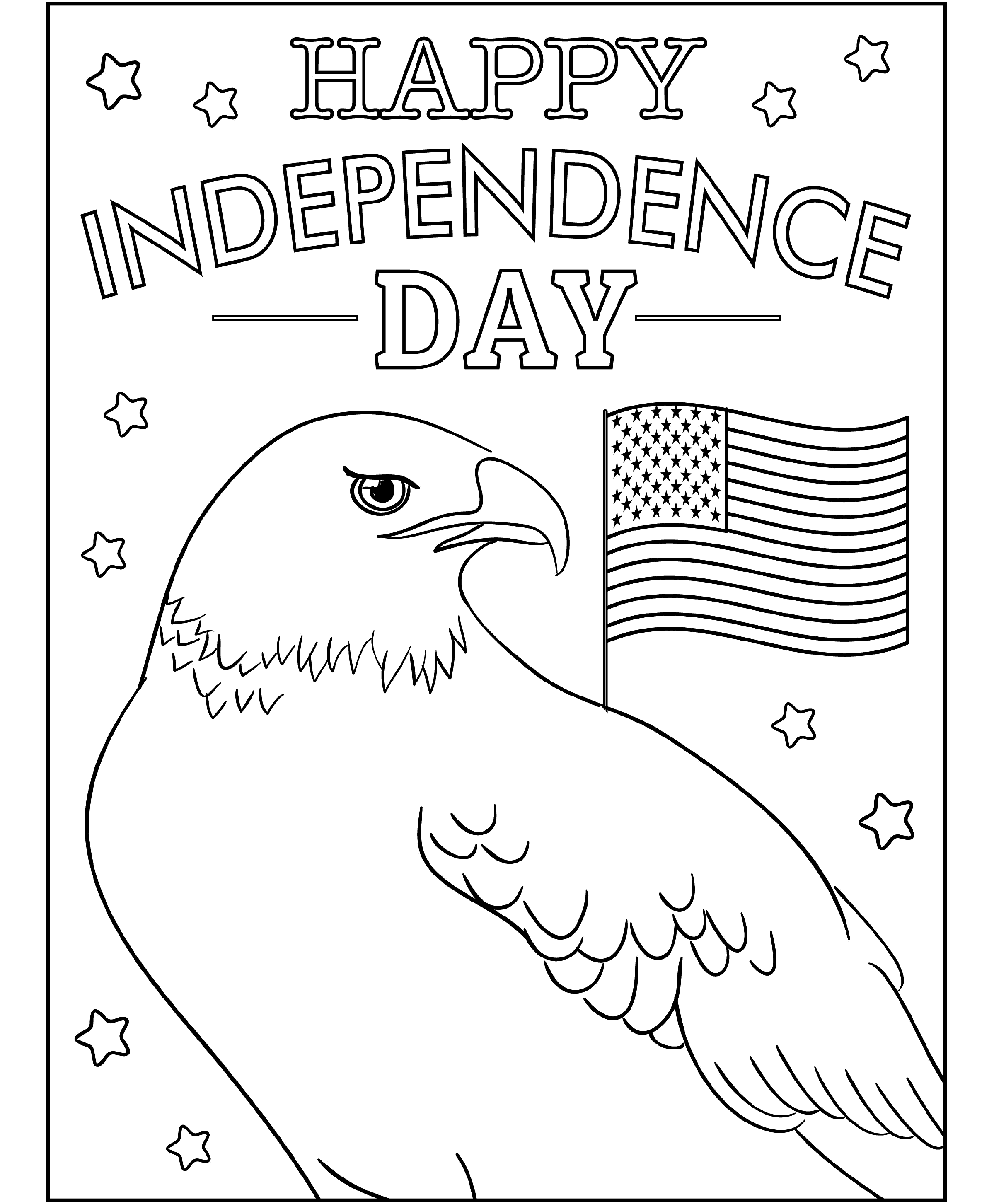 Free th of july coloring pages