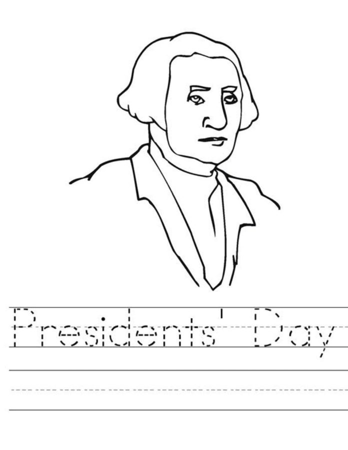 Presidents day coloring pages