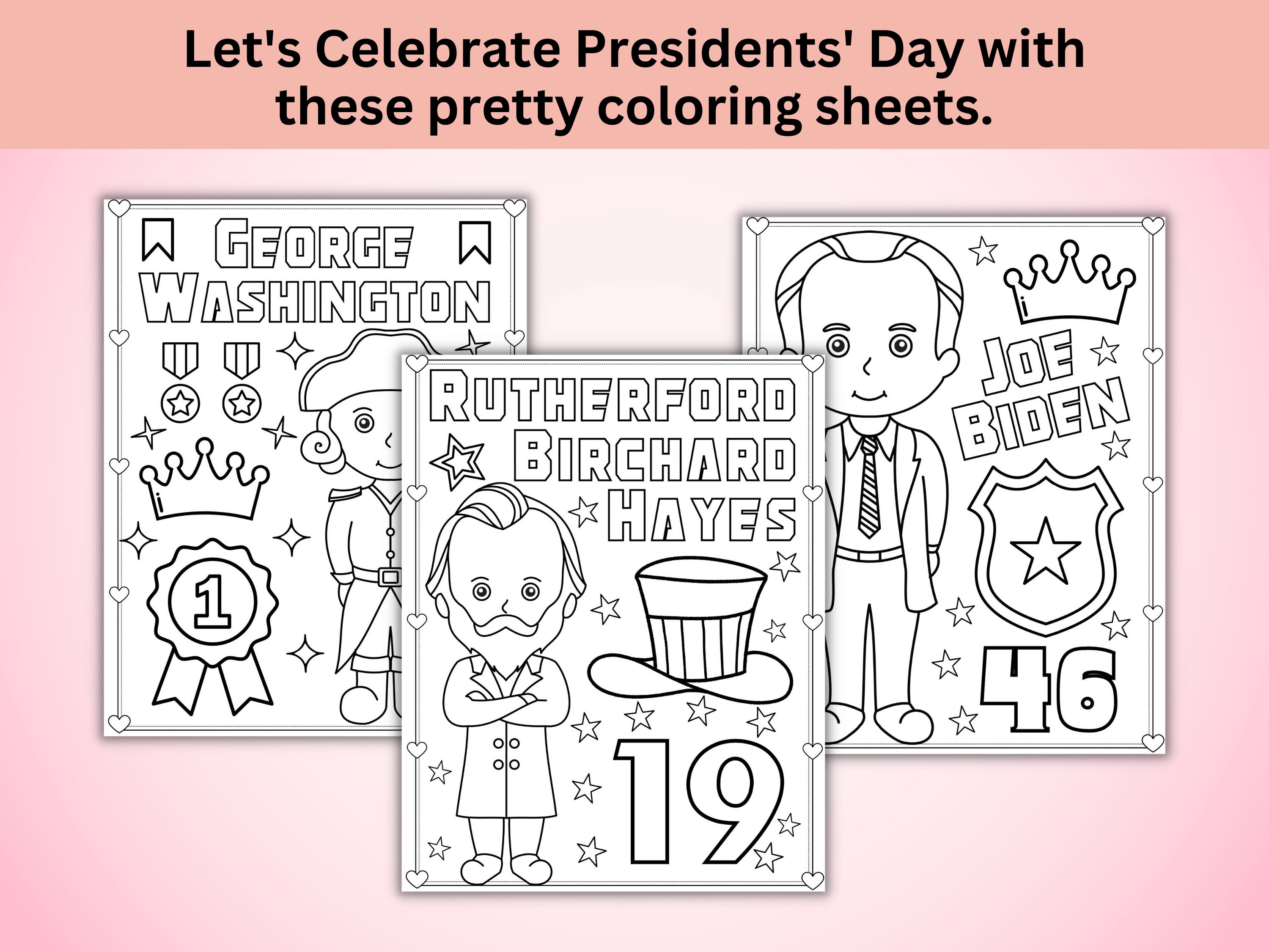 Printable presidents day coloring pages presidents day coloring sheets february coloring book activity
