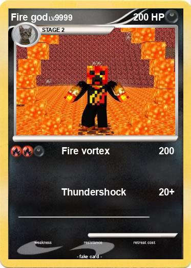 Pokemon fire god