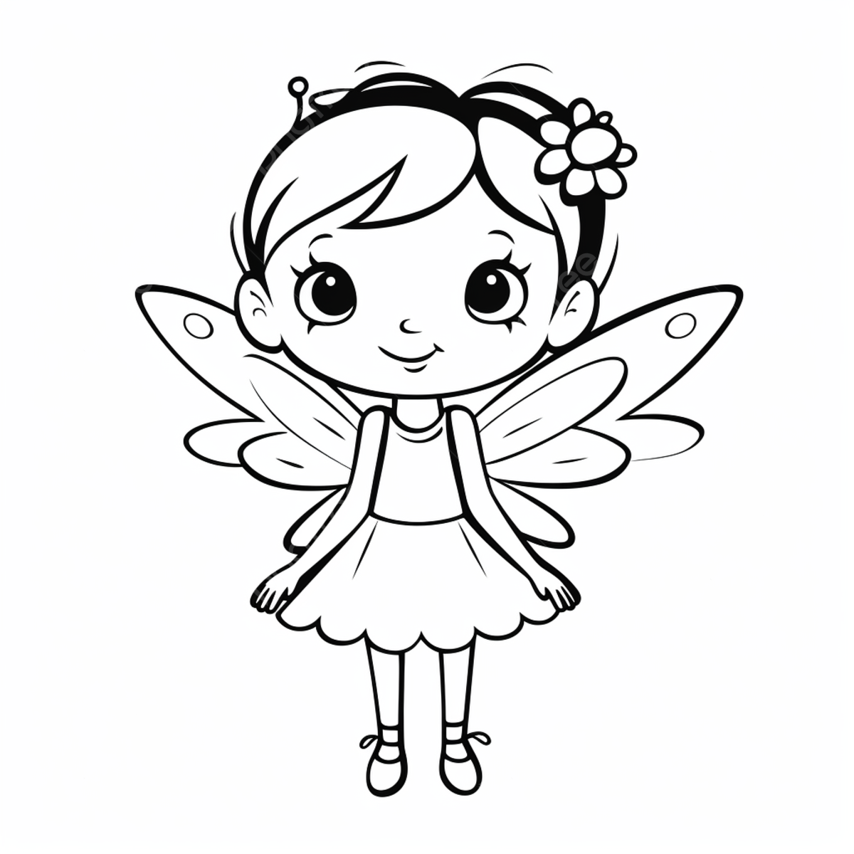 Cute little girl little fairy coloring pages girl drawing fairy drawing ring drawing png transparent image and clipart for free download