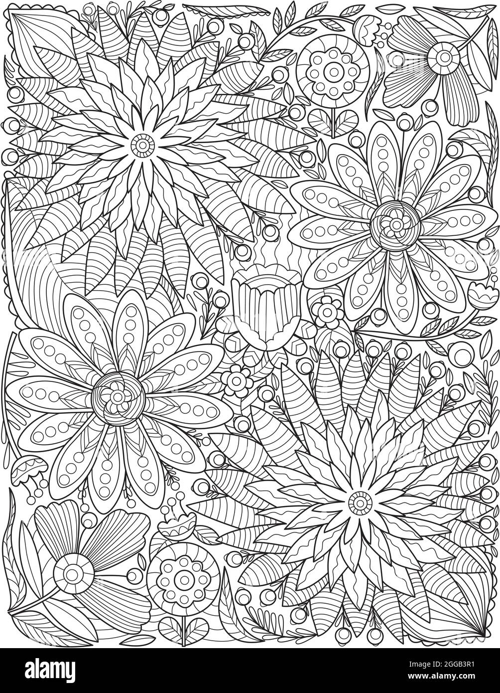 Pretty mandala to coloring hi