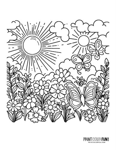 Butterfly coloring pages clipart collection with both easy plex designs at