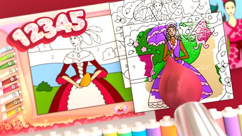 Osta pretty princess coloring book
