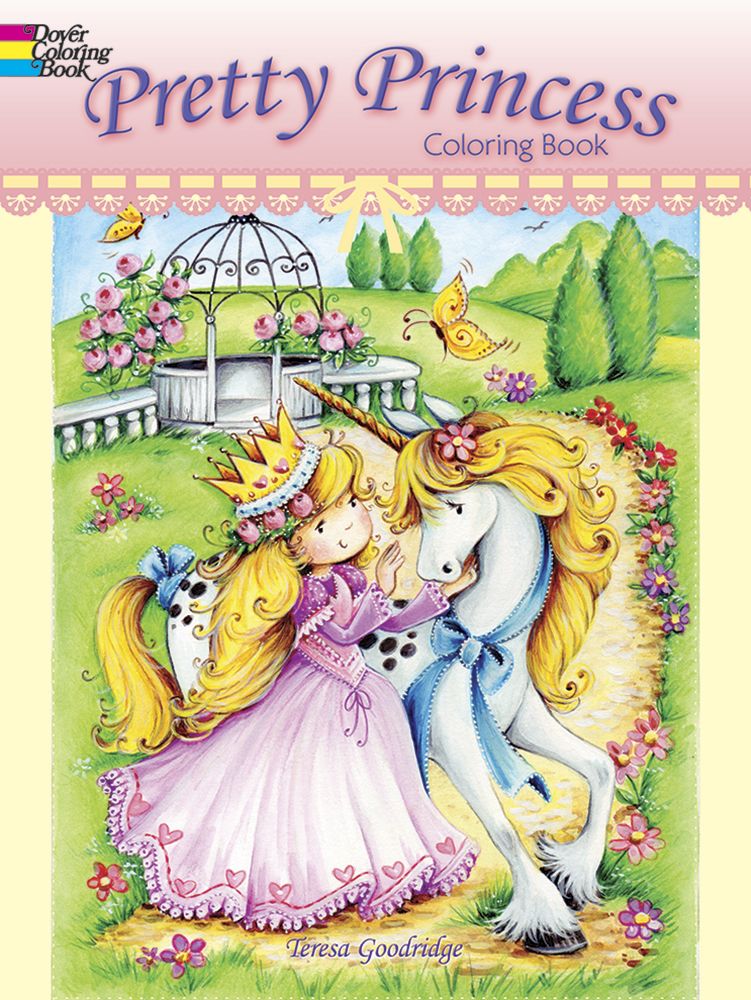 Pretty princess coloring book