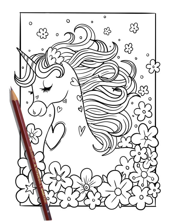 Unicorn unicorn coloring page unicorns coloring page for kids unicorn page for adults