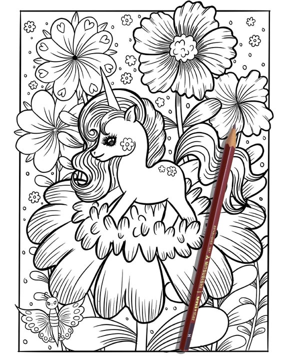 Unicorn unicorn coloring page unicorns coloring page for kids unicorn page for adults