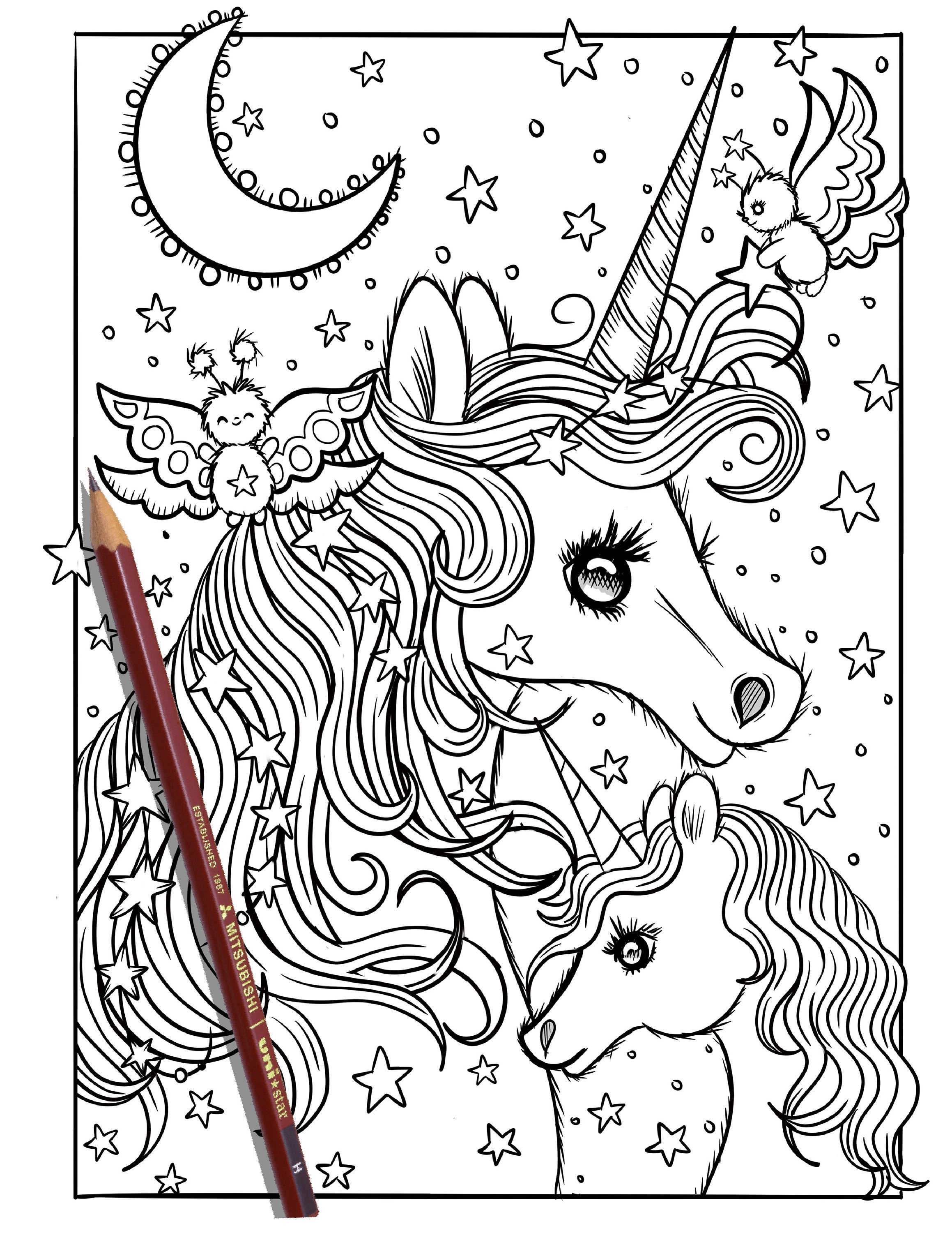 Unicorn unicorn coloring page unicorns coloring page for kids unicorn page for adults