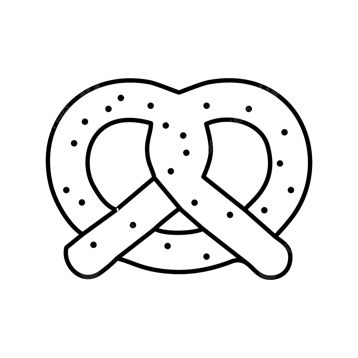 Pretzel png vector psd and clipart with transparent background for free download