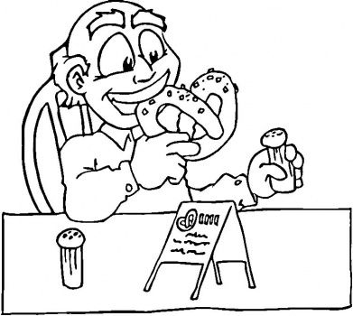 Salty pretzel coloring page supercoloring coloring pages coloring pages for boys printable coloring pages