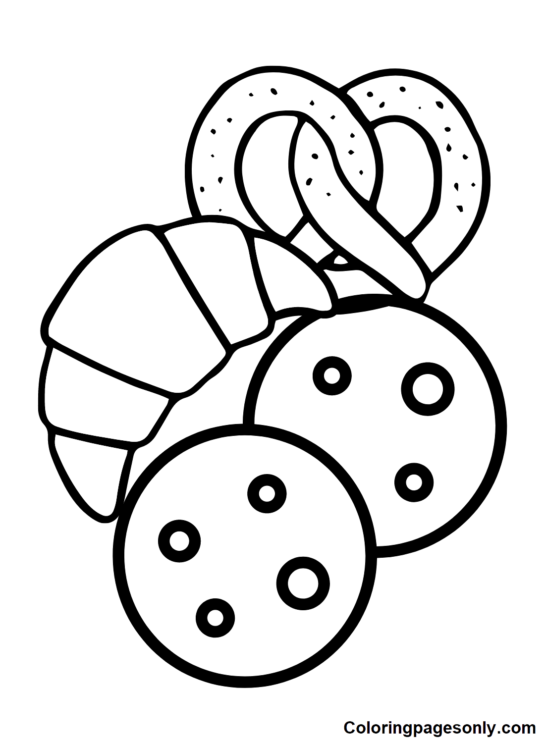 Cookie coloring pages printable for free download