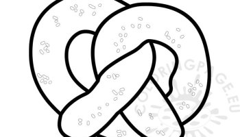 Bread coloring page