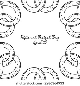 Pretzel line art images stock photos d objects vectors