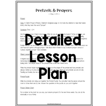 Prayer pretzel tpt