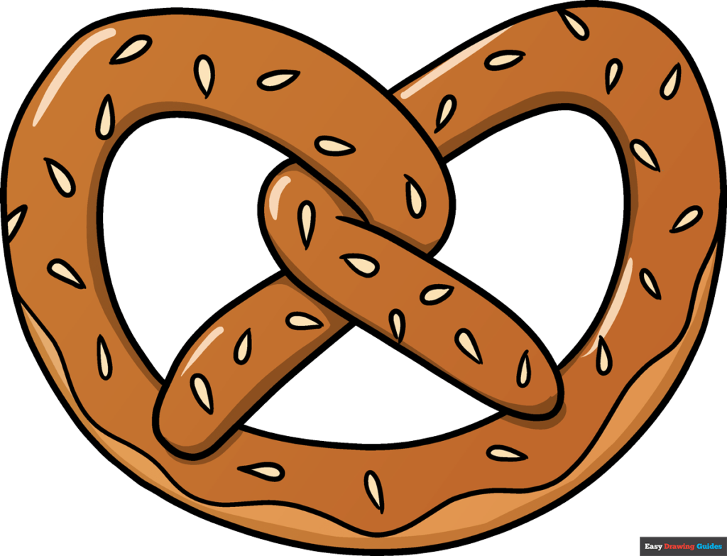 How to draw a pretzel
